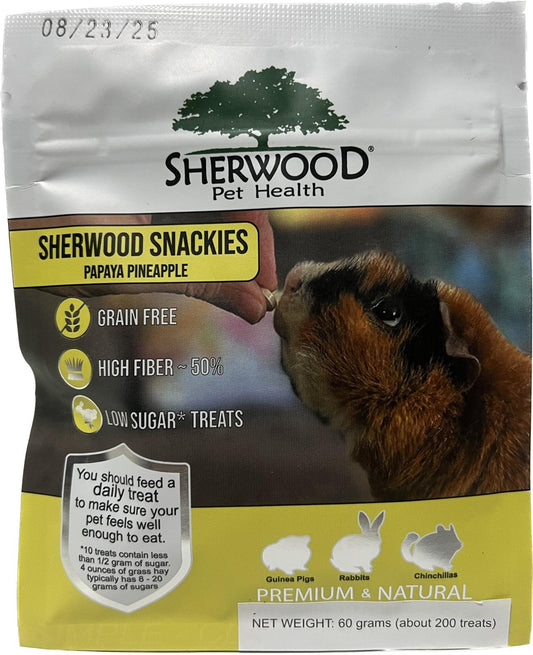 Sherwood Snackies – Papaya Pineapple 60g (About 200 treats)