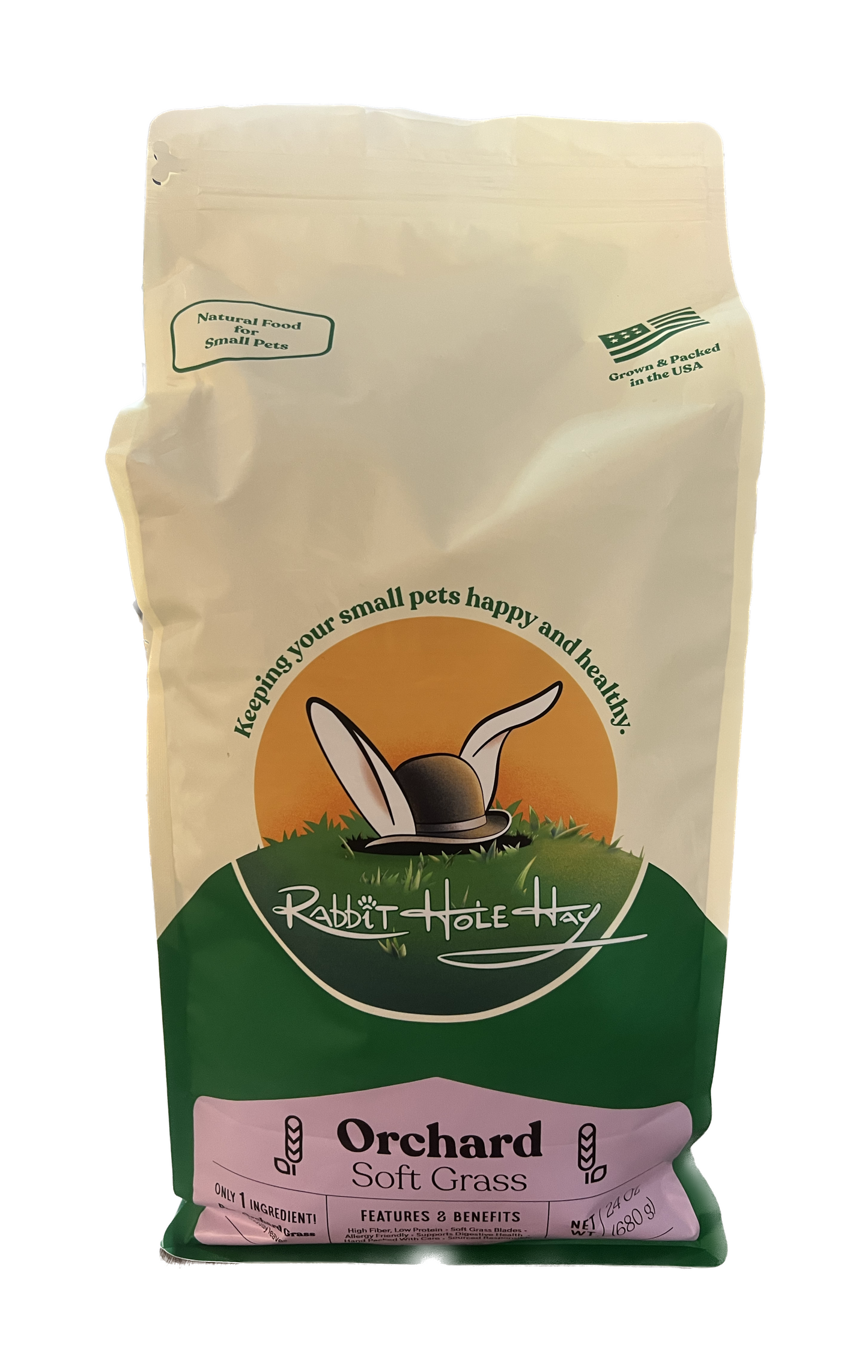 Rabbit Hole Hay - Soft Orchard Grass Hay 24oz